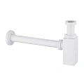 Сифон для раковины ABBER AF0031W белый матовый Сифон для раковины ABBER AF0031W белый матовый