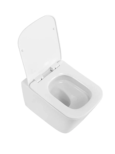 Унитаз подвесной BelBagno KRAFT-TOR BB7106CH-TOR/SC безободковый с сиденьем и смывом TORNADO Унитаз подвесной BelBagno KRAFT-TOR BB7106CH-TOR/SC безободковый с сиденьем и смывом TORNADO