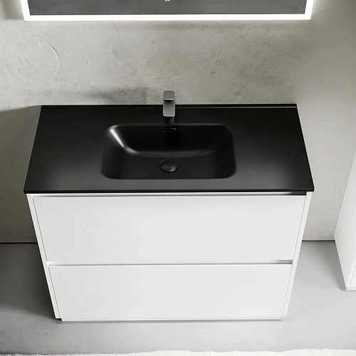 Тумба под раковину Sancos Libra Floor LB100FW напольная, 990х450х840 белый глянец Тумба под раковину Sancos Libra Floor LB100FW напольная, 990х450х840 белый глянец