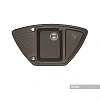 Кухонная мойка Aquaton Лория 1A715032LR280 из литого мрамора, угловая, кофе