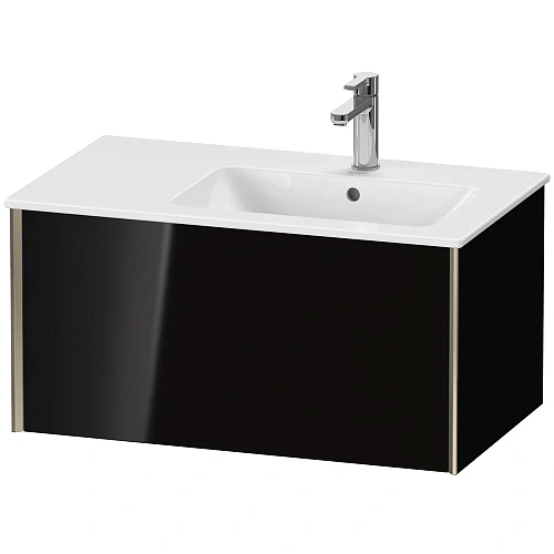 Тумба под раковину Duravit XVIU XV40260B140 подвесная 81 см черный глянцевый Тумба под раковину Duravit XVIU XV40260B140 подвесная 81 см черный глянцевый