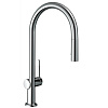 Картинка анонса товара «смеситель для кухни hansgrohe talis m54, однорычажный, 210, с вытяжным душем, 2jet 72800000»
