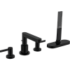 Картинка анонса товара «смеситель на борт ванны hansgrohe finoris на борт ванны, на 4 отверстия, с sbox 76444670, матовый че»