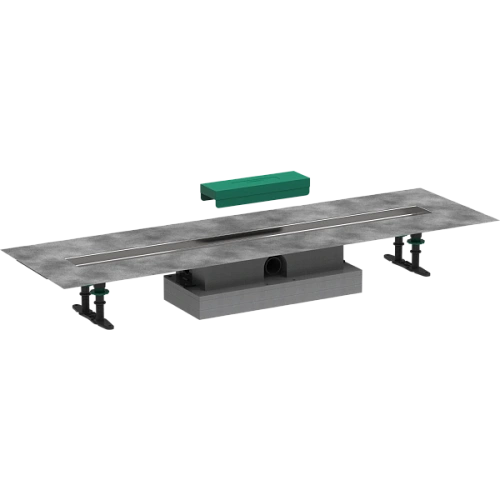 Душевой лоток Hansgrohe uBox universal для установки вровень с полом, внешняя часть слива 90 см 56019180. Душевой лоток Hansgrohe uBox universal для установки вровень с полом, внешняя часть слива 90 см 56019180.