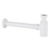 Сифон для раковины ABBER AF0030W белый матовый Сифон для раковины ABBER AF0030W белый матовый