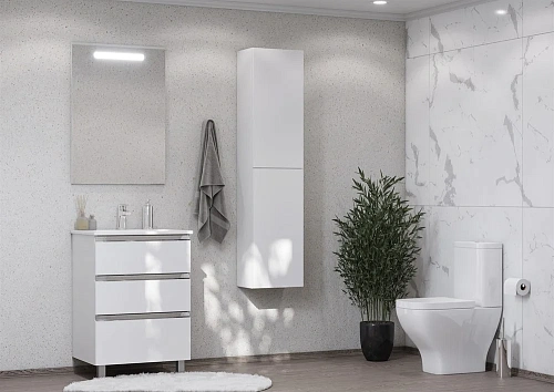 Тумба под раковину Roca The Gap 60 белый глянец 3 ящика A857404806 Тумба под раковину Roca The Gap 60 белый глянец 3 ящика A857404806