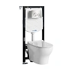 Комплект унитаза WasserKRAFT Aller 10TLT.010.ME.BN02.H001 с инсталляцией