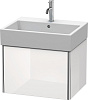 Картинка анонса товара «тумба под раковину duravit xsquare xs409302222 подвесная 48 см белая глянцевый»