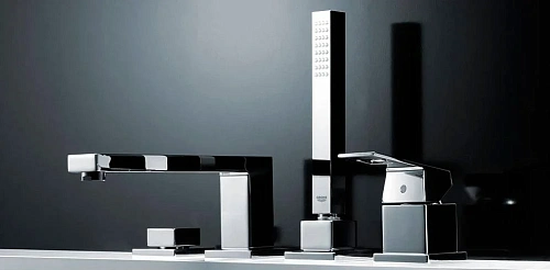 Смеситель на борт ванны GROHE Eurocube 19897000 Смеситель на борт ванны GROHE Eurocube 19897000