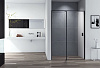 Картинка анонса товара «душевая дверь cezares urban-b-12-120-c-nero 120см стекло прозрачное, профиль черный»