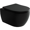 Унитаз подвесной Ceramica Nova PLAY CN3001MB черный матовый Унитаз подвесной Ceramica Nova PLAY CN3001MB черный матовый