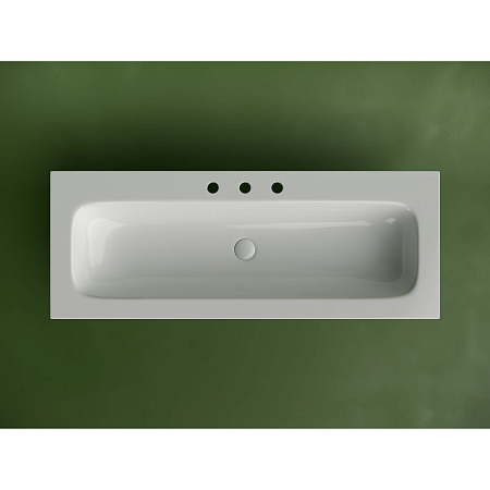 Раковина Ceramica Nova Grace CN7024 мебельная 1210x457x137 с тремя отверстиями под смеситель белый Раковина Ceramica Nova Grace CN7024 мебельная 1210x457x137 с тремя отверстиями под смеситель белый