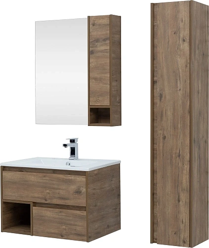 Комплект мебели STWORKI Карлстад 75 дуб рустикальный, в стиле лофт, под дерево, российская (гарнитур 418890 Комплект мебели STWORKI Карлстад 75 дуб рустикальный, в стиле лофт, под дерево, российская (гарнитур 418890