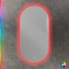Зеркало CEZARES ELLISSE с подсветкой RGB и сенсорным выключателем CZR-SPC-ELS-500-950-RGB-TCH 500x950 Зеркало CEZARES ELLISSE с подсветкой RGB и сенсорным выключателем CZR-SPC-ELS-500-950-RGB-TCH 500x950