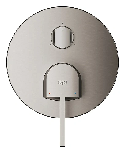 Смеситель для ванны GROHE Plus с переключателем на 3 положения, темный графит матовый (24093AL3) Смеситель для ванны GROHE Plus с переключателем на 3 положения, темный графит матовый (24093AL3)