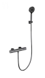 Смеситель для душа Wonzon & Woghand с термостатом, темный графит (WW-A2006-A-BGG) Смеситель для душа Wonzon & Woghand с термостатом, темный графит (WW-A2006-A-BGG)