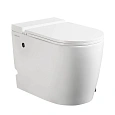Унитаз приставной ABBER Bequem AC1114P белый с импульсным смывом с крышкой микролифт Унитаз приставной ABBER Bequem AC1114P белый с импульсным смывом с крышкой микролифт