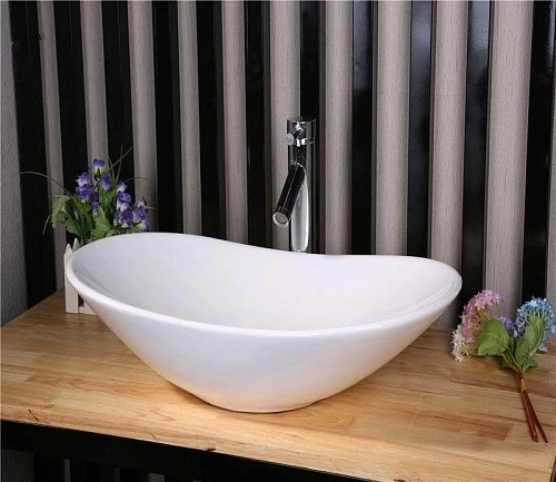 Раковина CeramaLux 7811A накладная, белый Раковина CeramaLux 7811A накладная, белый