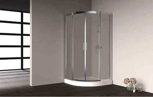 Душевой уголок Ceruttispa VIVA90 без поддона 90x90x195 Душевой уголок Ceruttispa VIVA90 без поддона 90x90x195