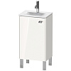 Картинка анонса товара «тумба под раковину duravit brioso br4508l1022 напольная 44 см белый глянцевый»