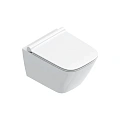 Унитаз подвесной Catalano Green 0411500001 50x37, безободковый, белый глянцевый Унитаз подвесной Catalano Green 0411500001 50x37, безободковый, белый глянцевый