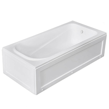 Акриловая ванна Parly ORTIZ CT10818 1600x700x580 с каркасом приставная, белая