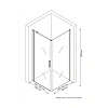 Душевой уголок BERGES LEGOS LS-1 1000х900 061037 Душевой уголок BERGES LEGOS LS-1 1000х900 061037