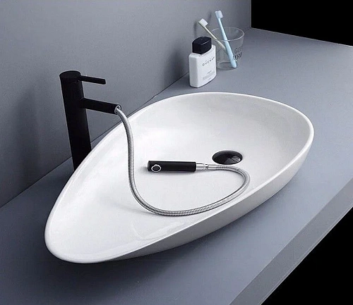 Раковина CeramaLux 7862 накладная, белый Раковина CeramaLux 7862 накладная, белый