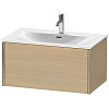 Картинка анонса товара «тумба под раковину duravit xviu xv40340b171 подвесная 81 см средиземноморский дуб»