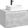 Фасад тумбы под раковину AQWELLA Mobi MOB0708BS, цвет бетон светлый, 80 см Фасад тумбы под раковину AQWELLA Mobi MOB0708BS, цвет бетон светлый, 80 см