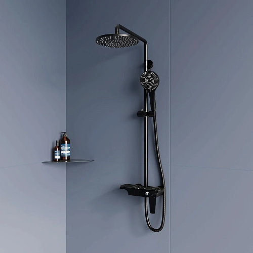 Душевая система RGW Shower Panels SP-33B черный Душевая система RGW Shower Panels SP-33B черный