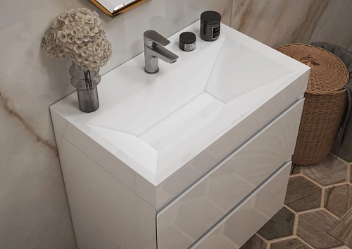 Раковина Эстет Квадро 70 ФР-00017022 700х450 накладная Раковина Эстет Квадро 70 ФР-00017022 700х450 накладная