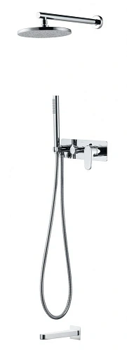 Душевая система Boheme Spectre 454-2-CR скрытого монтажа металл Душевая система Boheme Spectre 454-2-CR скрытого монтажа металл