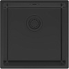 Картинка анонса товара «кухонная мойка paulmark lassan 49 un la49-mbn, матовый черный nano-pvd, 490х440мм»