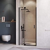 Картинка анонса товара «душевая дверь rgw hotel ho-014b 900 мм easy clean черный 350601409-14»