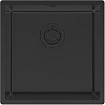 Кухонная мойка Paulmark LASSAN 49 UN LA49-MBN, матовый черный NANO-PVD, 490х440мм Кухонная мойка Paulmark LASSAN 49 UN LA49-MBN, матовый черный NANO-PVD, 490х440мм