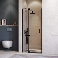 Картинка анонса товара «душевая дверь rgw hotel ho-014b 900 мм easy clean черный 350601409-14»