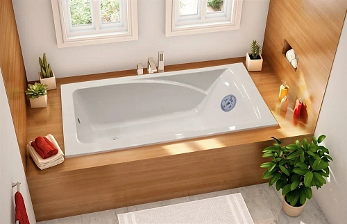 Ванна из искусственного камня Marmo Bagno София 170х75 + слив-перелив (в подарок) MB-S170-75 Ванна из искусственного камня Marmo Bagno София 170х75 + слив-перелив (в подарок) MB-S170-75