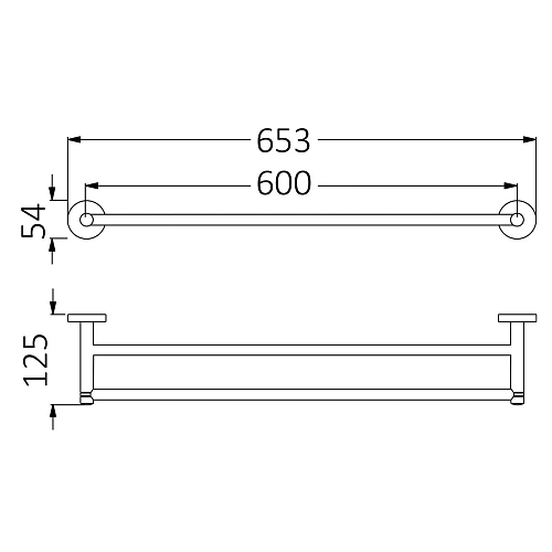Полотенцедержатель Timo Saona 13056/17 золото матовое Полотенцедержатель Timo Saona 13056/17 золото матовое