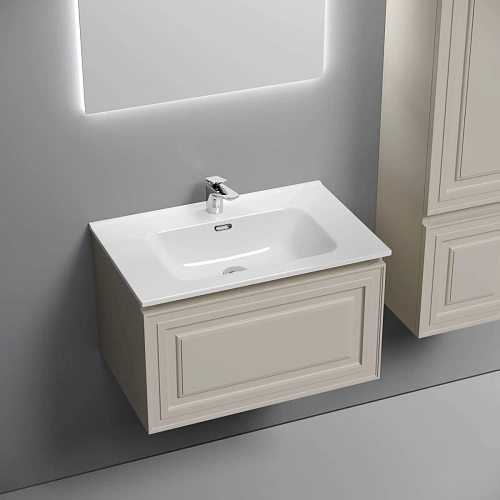 Тумба под раковину SANCOS Very VR70CE 690х445х406, Beige Soft, подвесная Тумба под раковину SANCOS Very VR70CE 690х445х406, Beige Soft, подвесная