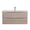 Тумба под раковину BelBagno MARINO-CER-N-1000-2C-SO-RG-P подвесная