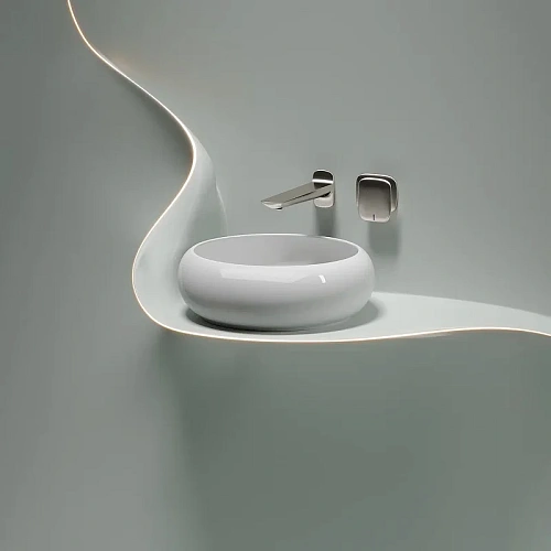 Раковина Ceramica Nova ELEMENT CN6050 белый накладная Раковина Ceramica Nova ELEMENT CN6050 белый накладная