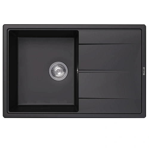 Кухонная мойка ABBER Quarz AQ2904B черная Кухонная мойка ABBER Quarz AQ2904B черная