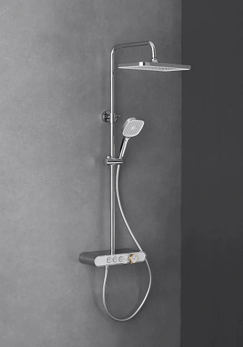 Душевая система ARROW AMG13SH855A, 320x210 мм с термостатом, хром Душевая система ARROW AMG13SH855A, 320x210 мм с термостатом, хром