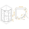 Душевой уголок RGW HO-084Gb 1000x1000 мм 350608400-016 золото brush Easy Clean Душевой уголок RGW HO-084Gb 1000x1000 мм 350608400-016 золото brush Easy Clean