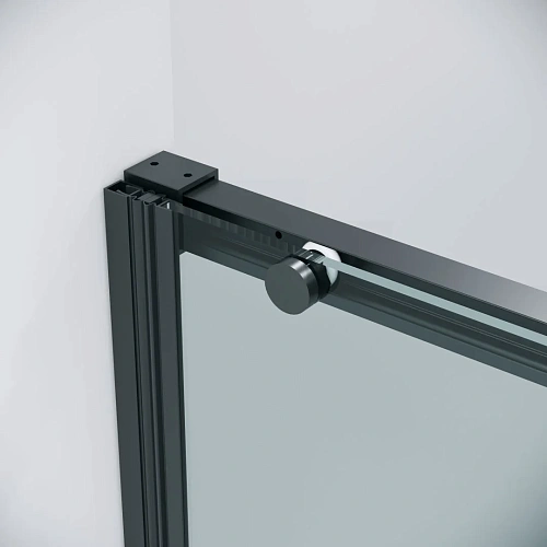 Душевая дверь GROSSMAN Galaxy 100.K33.01.130.21.00 (130x195) черный матовый, стекло прозрачное Душевая дверь GROSSMAN Galaxy 100.K33.01.130.21.00 (130x195) черный матовый, стекло прозрачное