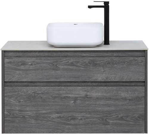 Тумба под раковину Aquanet Nova Lite 100 дуб рошелье (2 ящика) 00242582 Тумба под раковину Aquanet Nova Lite 100 дуб рошелье (2 ящика) 00242582