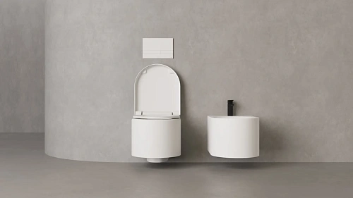 Унитаз подвесной Salini GEMELLI 240121KSM S-Stone с крышкой микролифт Унитаз подвесной Salini GEMELLI 240121KSM S-Stone с крышкой микролифт