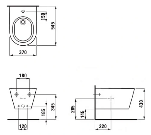 Биде подвесное Laufen Kartell by Laufen 3033.1 (8.3033.1.000.302.1) Биде подвесное Laufen Kartell by Laufen 3033.1 (8.3033.1.000.302.1)