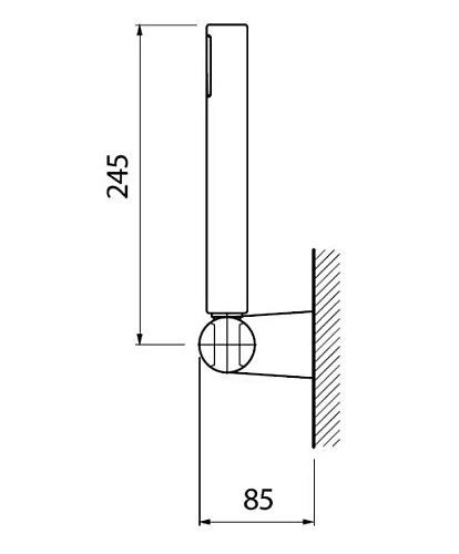 Душевой гарнитур Webert AC0116560, черный Душевой гарнитур Webert AC0116560, черный